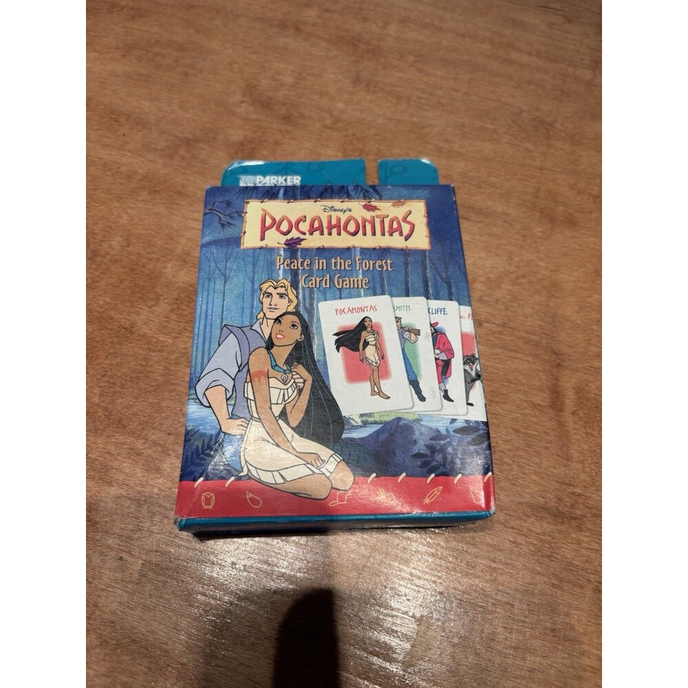 Rare Vintage 1994 Pocahontas Peace in the Forest Card Game COMPLETE